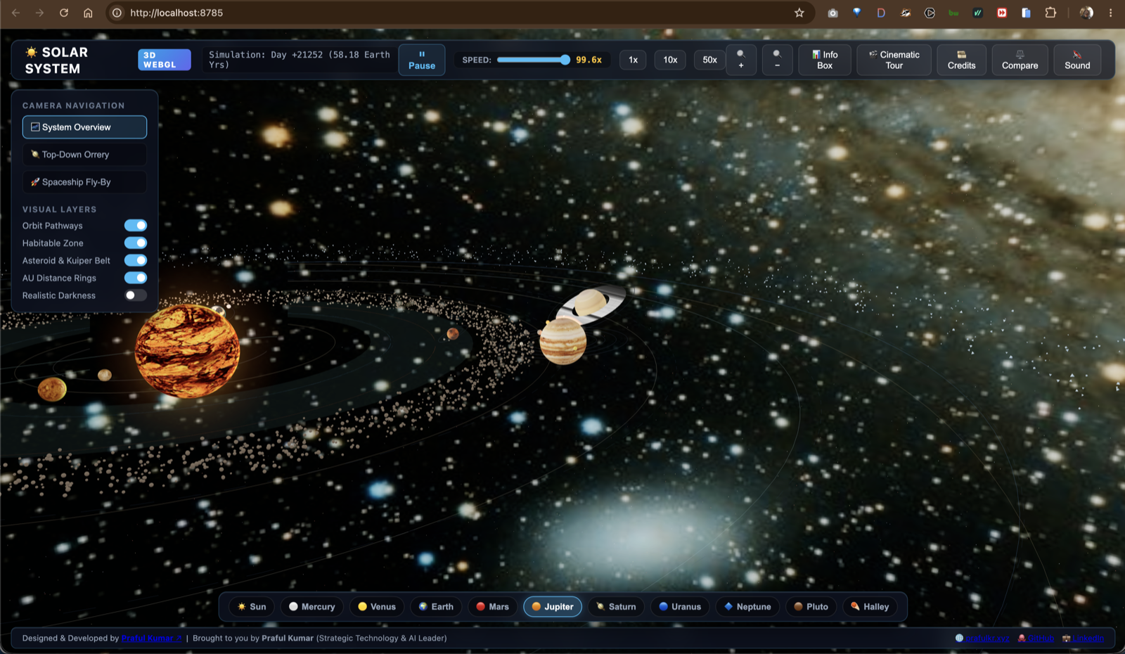 Solar System 3D